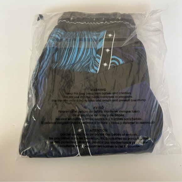 NWT Agua Bendita Luke Eter Celestial Swim Trunk Blue & Purple Kids Size 6 - Picture 6 of 7